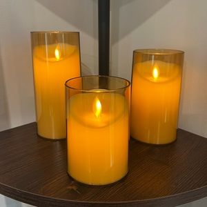 Flicker Candles set of 3